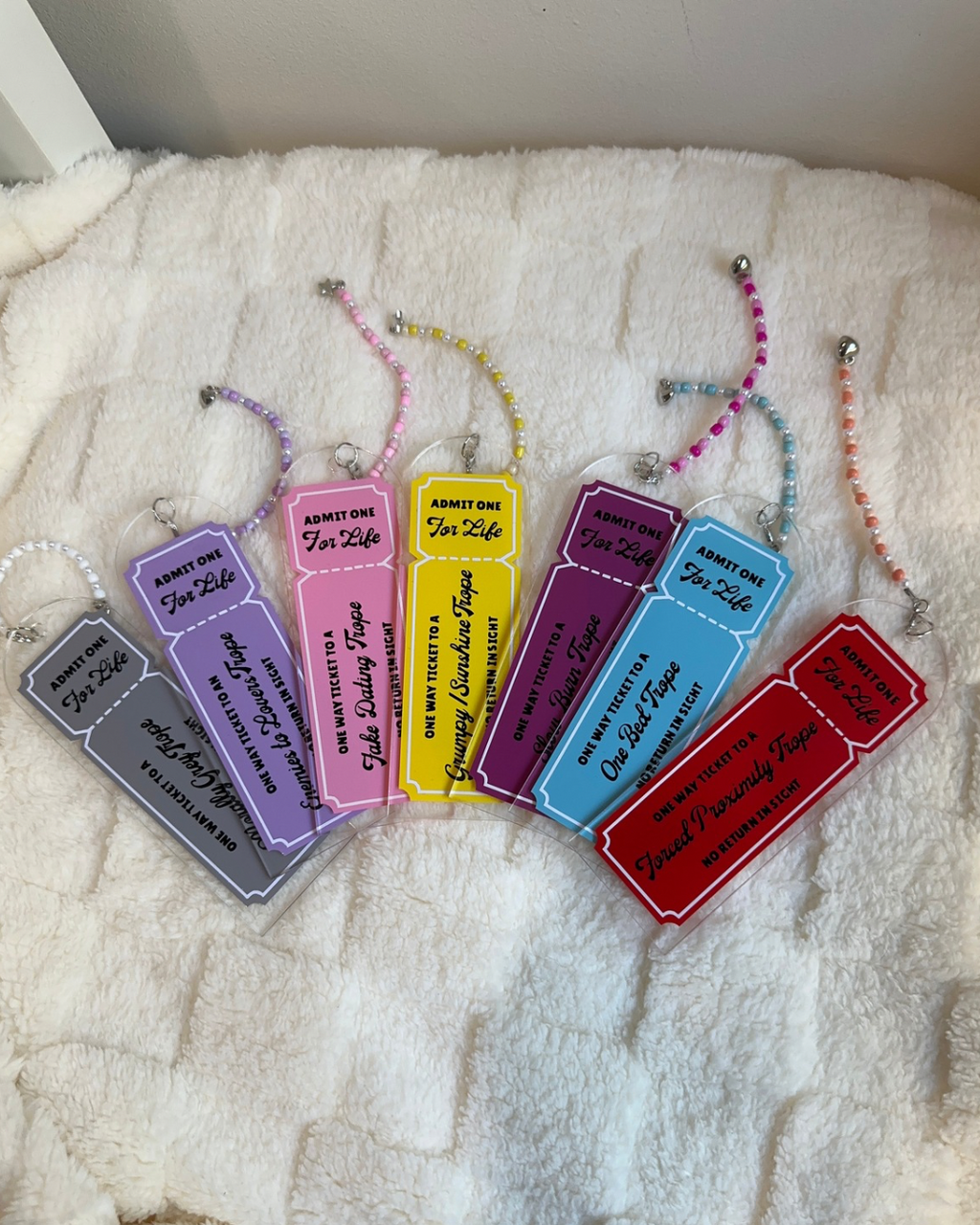 Acrylic Bookmark | Trope Tickets