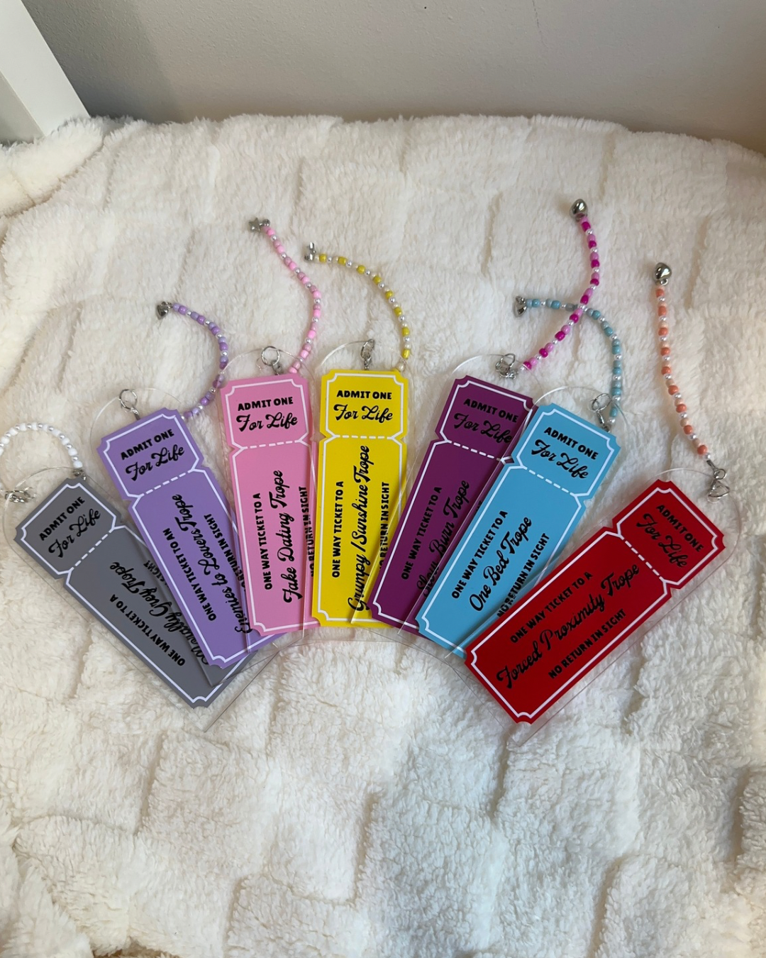 Acrylic Bookmark | Trope Tickets