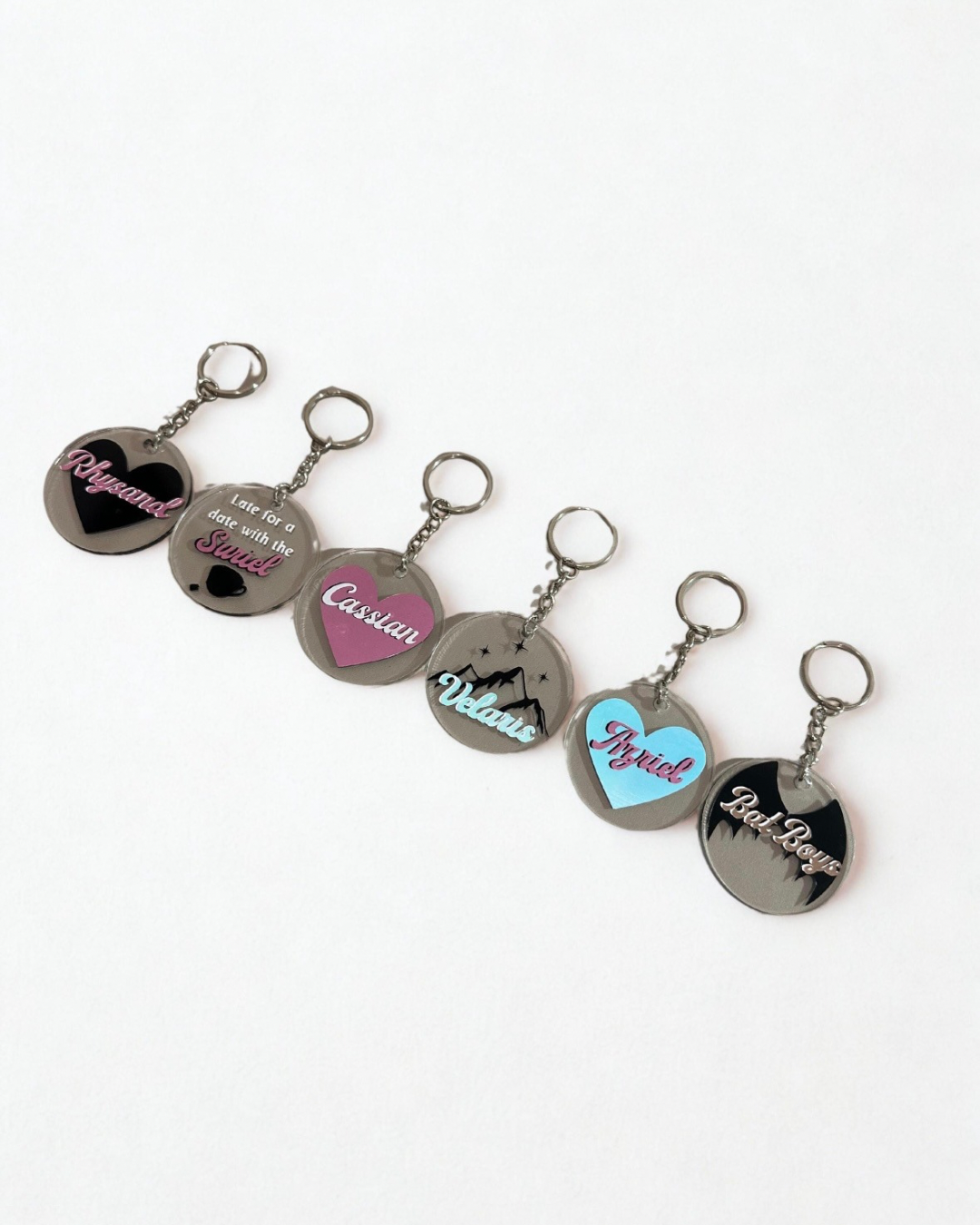 ACOTAR Acrylic Keyrings